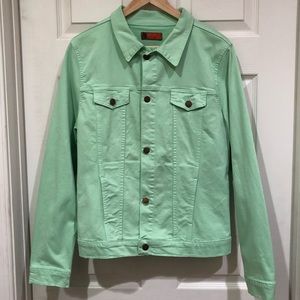 Mint green oversize jacket